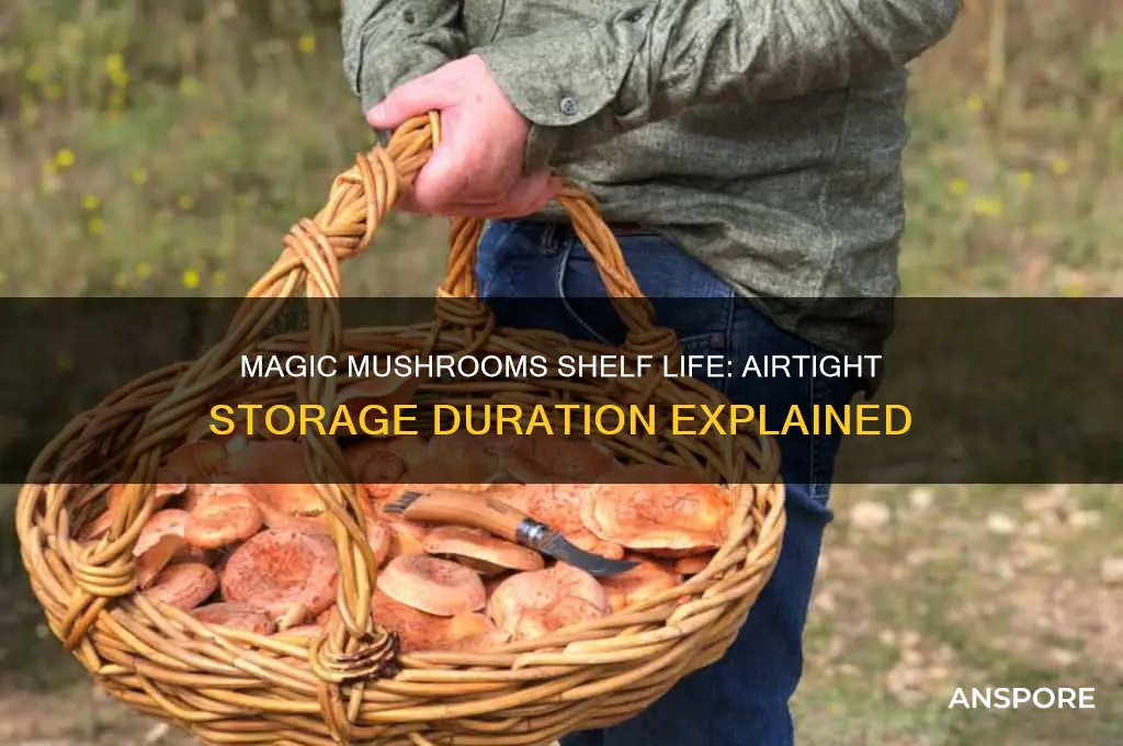 how long magic mushrooms last air tight