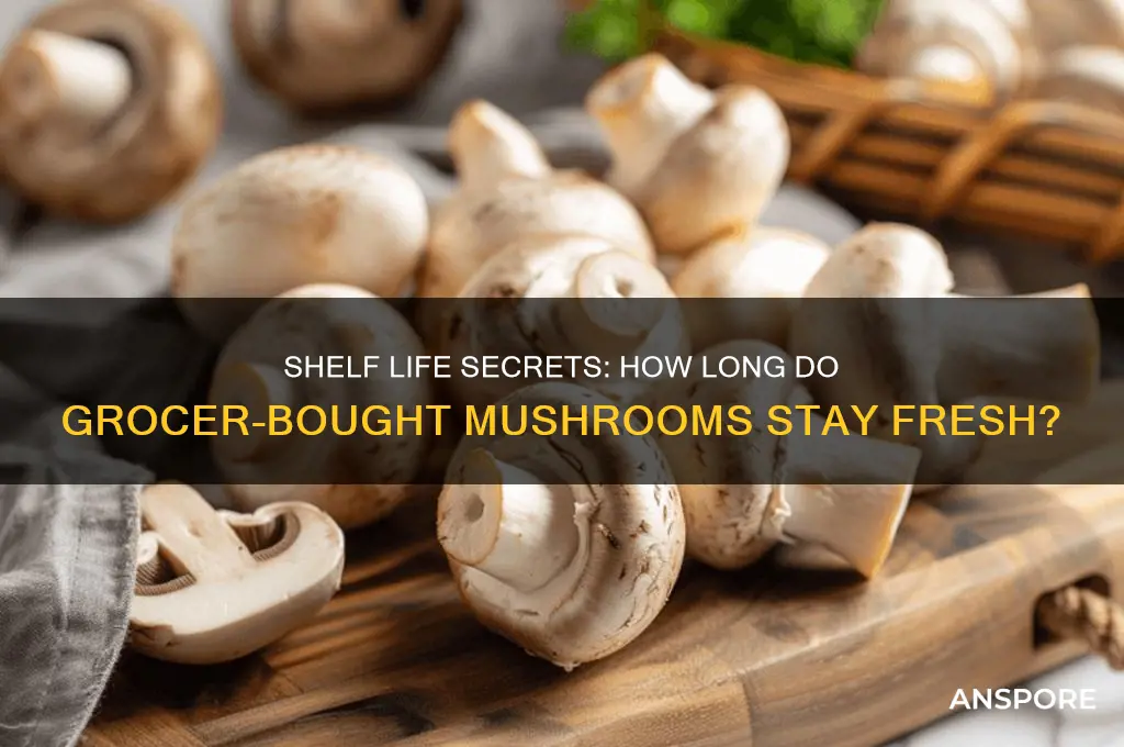 how long mushrooms last from grocer