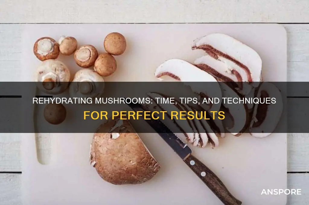 how long rehydrate mushrooms