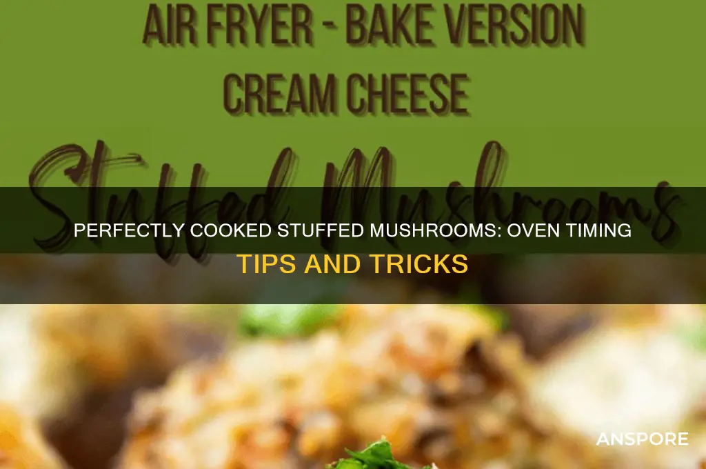 how long should i cook stuffed mushrooms in the oven