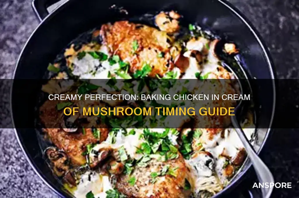 how long to bake chicken in cream of mushroom