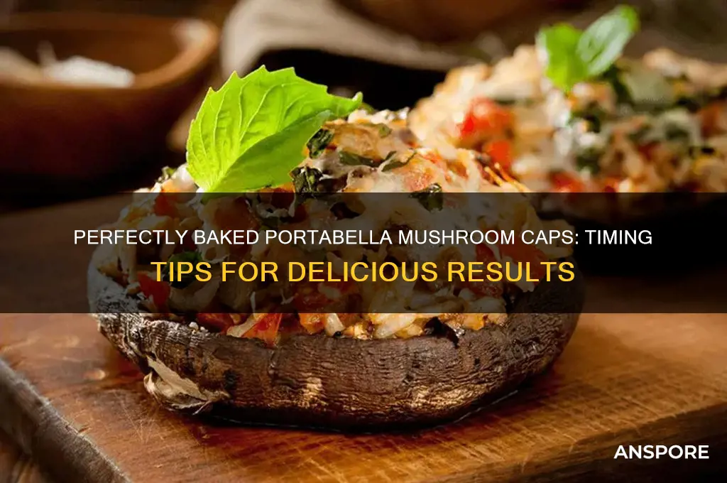 how long to bake portabella mushroom caps