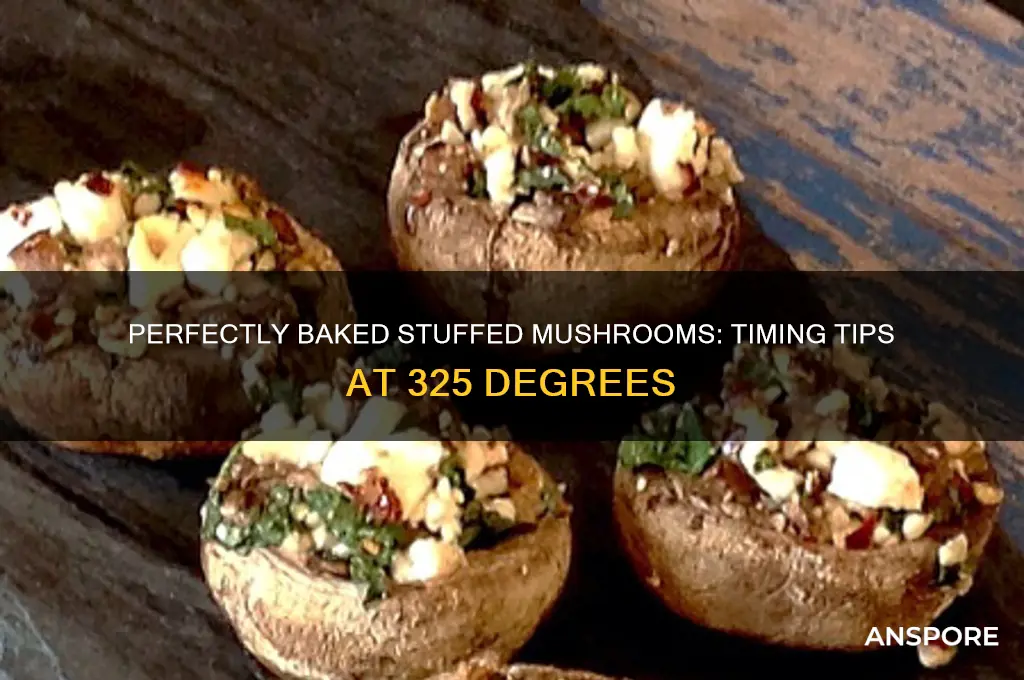 how long to bake stuffed mushrooms at 325