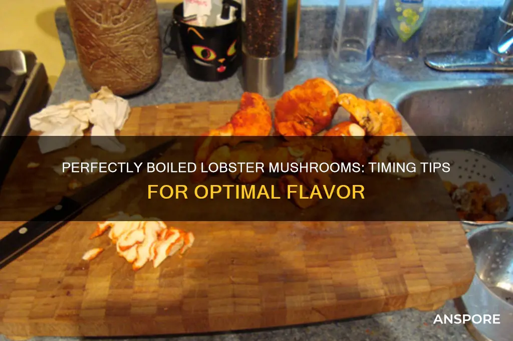 how long to boil lobster mushrooms