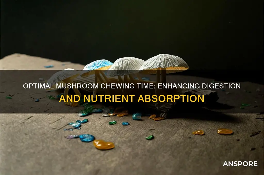 how long to chew mushrooms