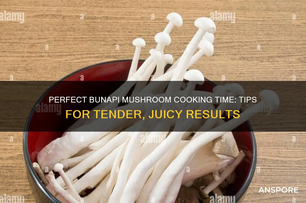how long to cook bunapi mushroom