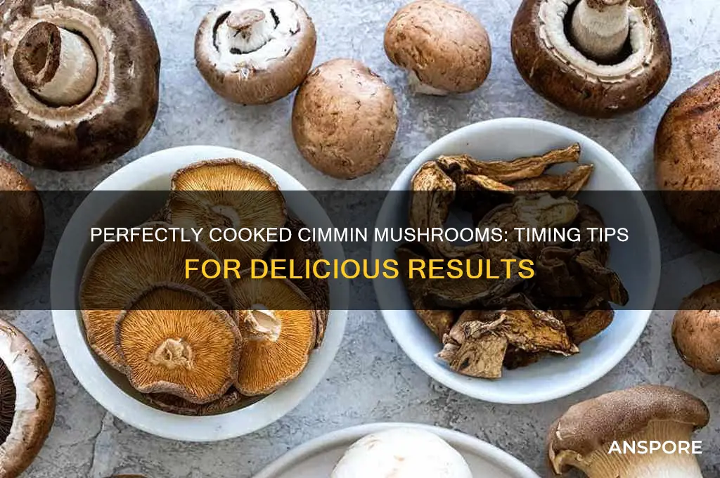 how long to cook cimmin mushrooms