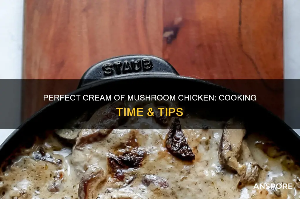 how long to cook cream of mushroom chicken