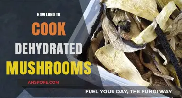 Perfectly Rehydrated Mushrooms: Mastering Cooking Times for Dehydrated Varieties