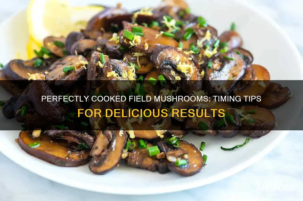 how long to cook field mushrooms