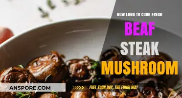 Perfectly Cooked Fresh Beef Steak with Mushrooms: Timing Tips
