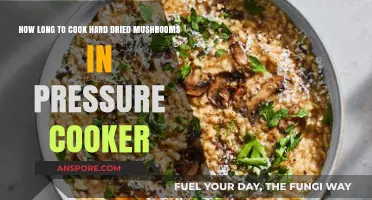 Pressure Cooking Dried Mushrooms: Perfect Timing for Tender Results