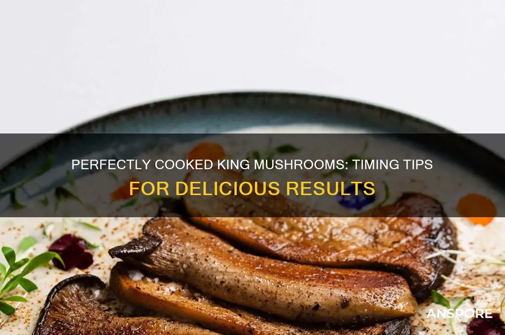 how long to cook king mushrooms