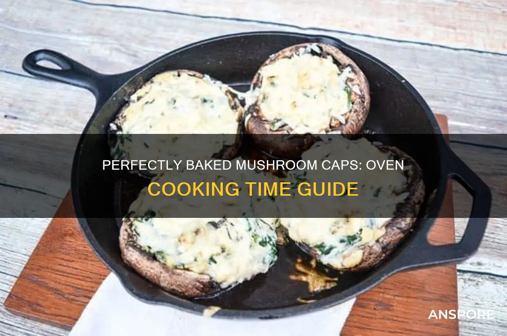 how long to cook mushroom caps in oven