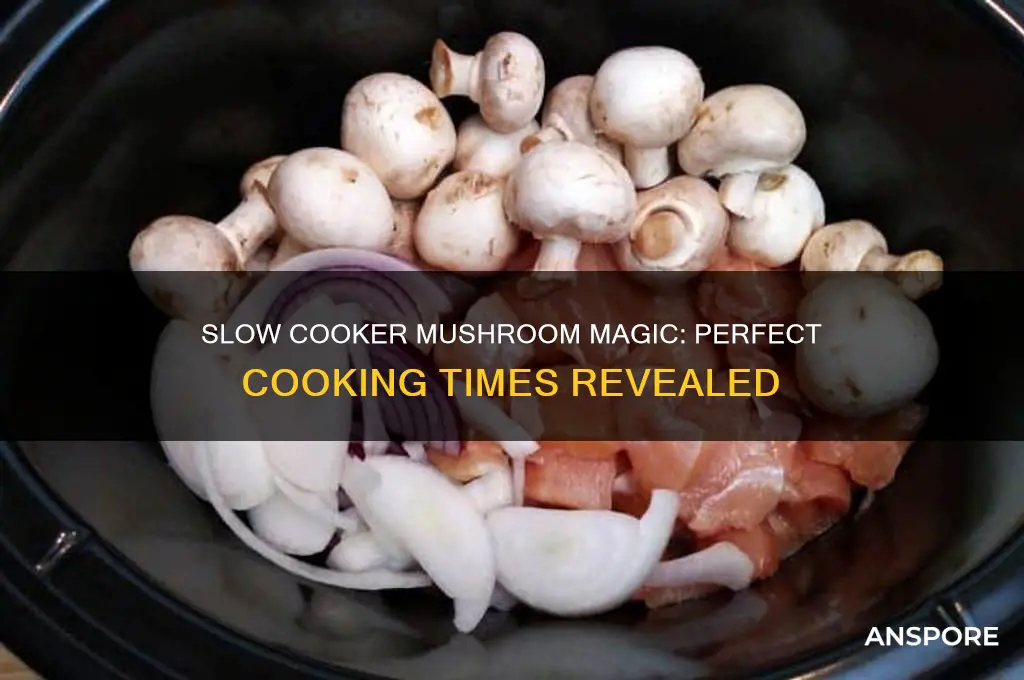 how long to cook mushrooms in a slow cooker