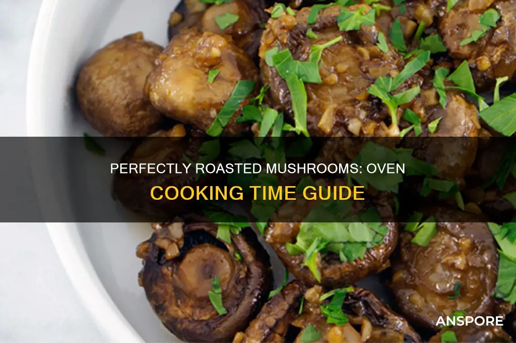 how long to cook mushrooms in oven