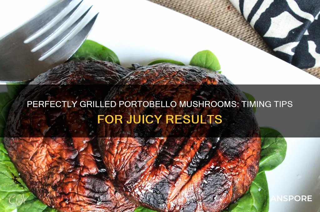 how long to cook portobello mushroom on grill