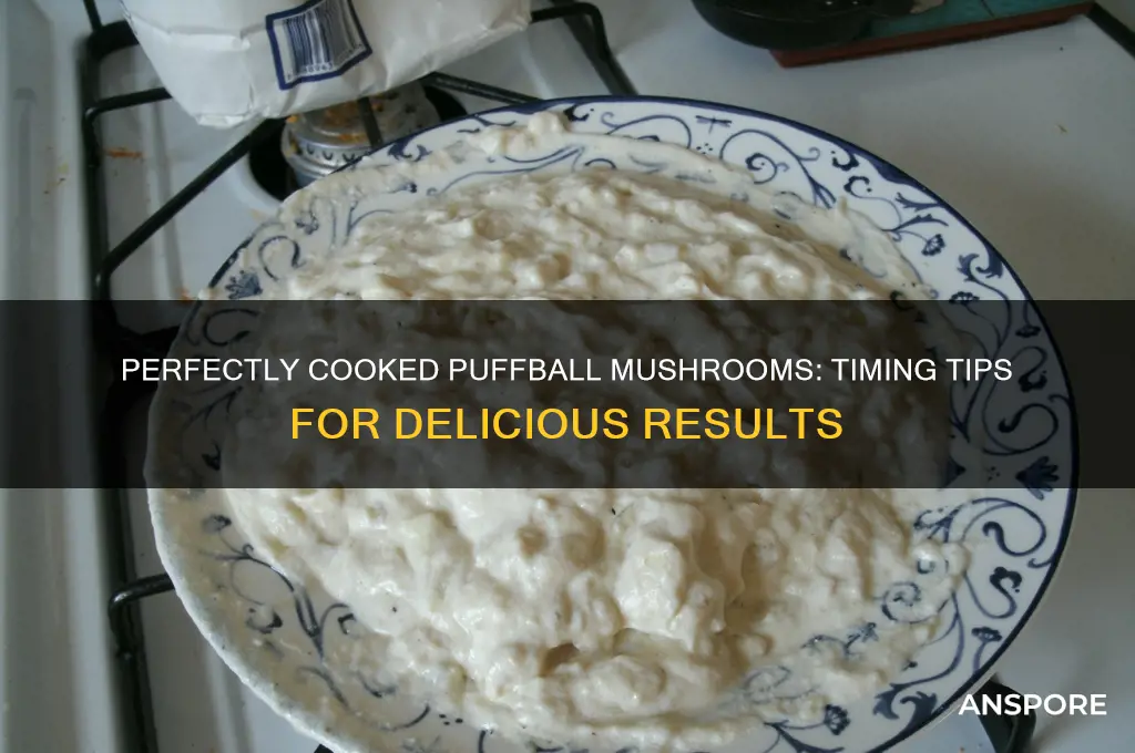 how long to cook puffball mushrooms