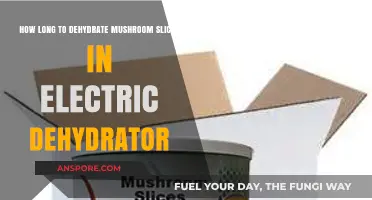 Perfectly Dehydrate Mushroom Slices: Electric Dehydrator Time Guide