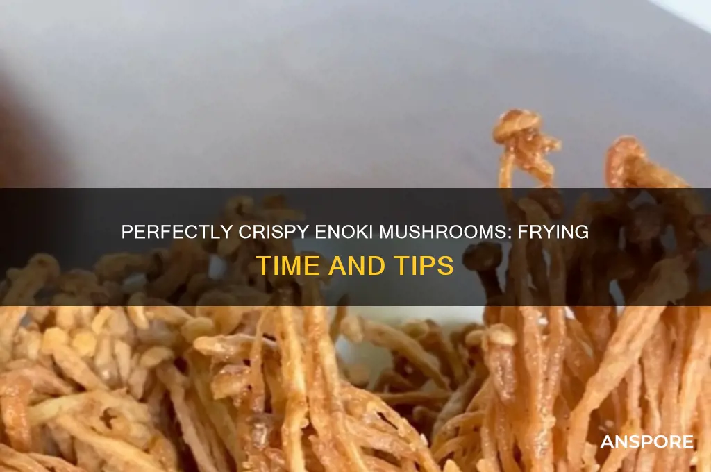 how long to fry enoki mushrooms
