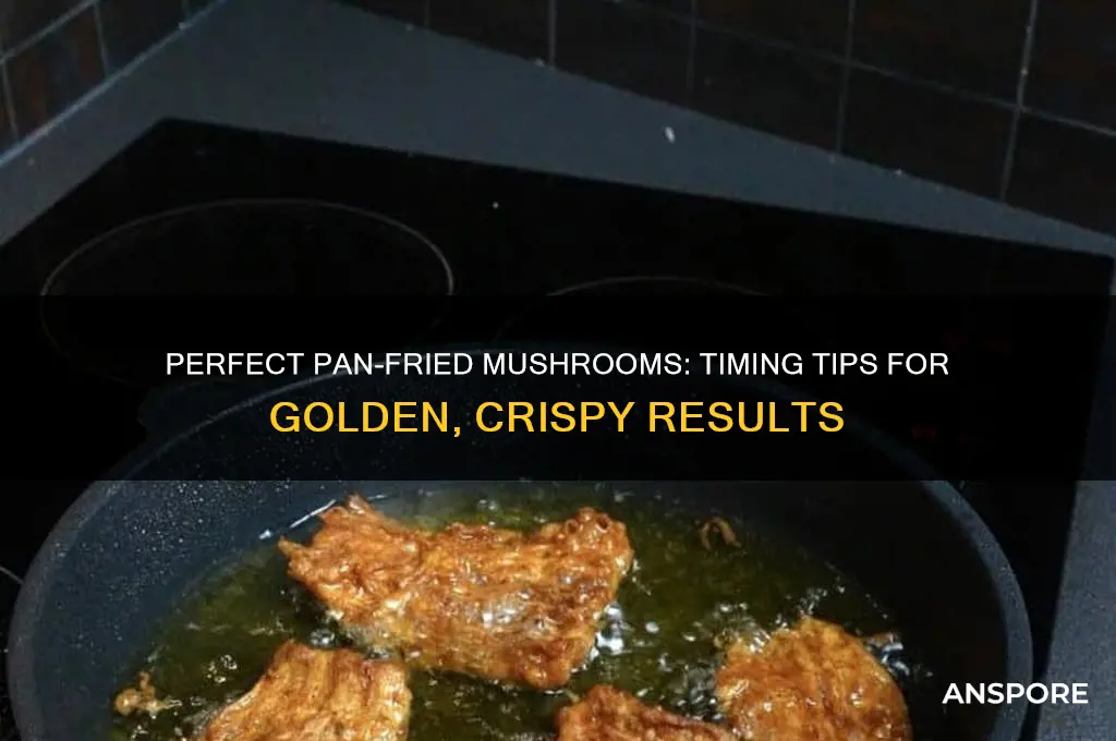 how long to fry mushroom in a pan