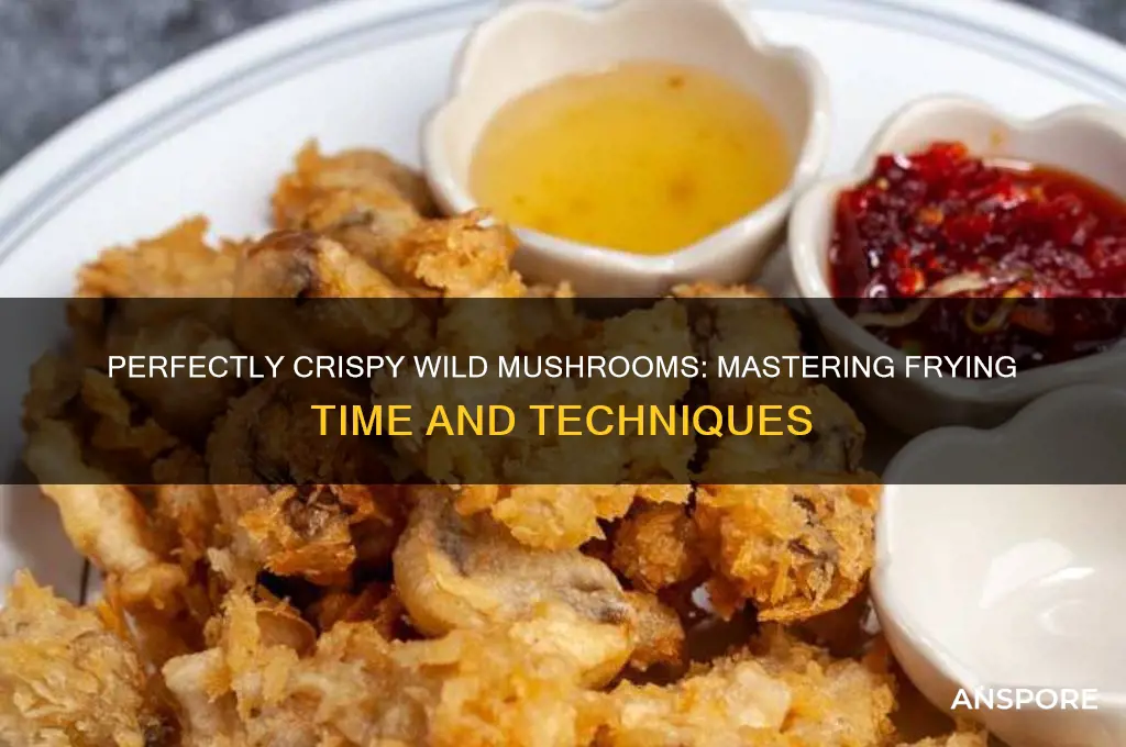 how long to fry wild mushrooms