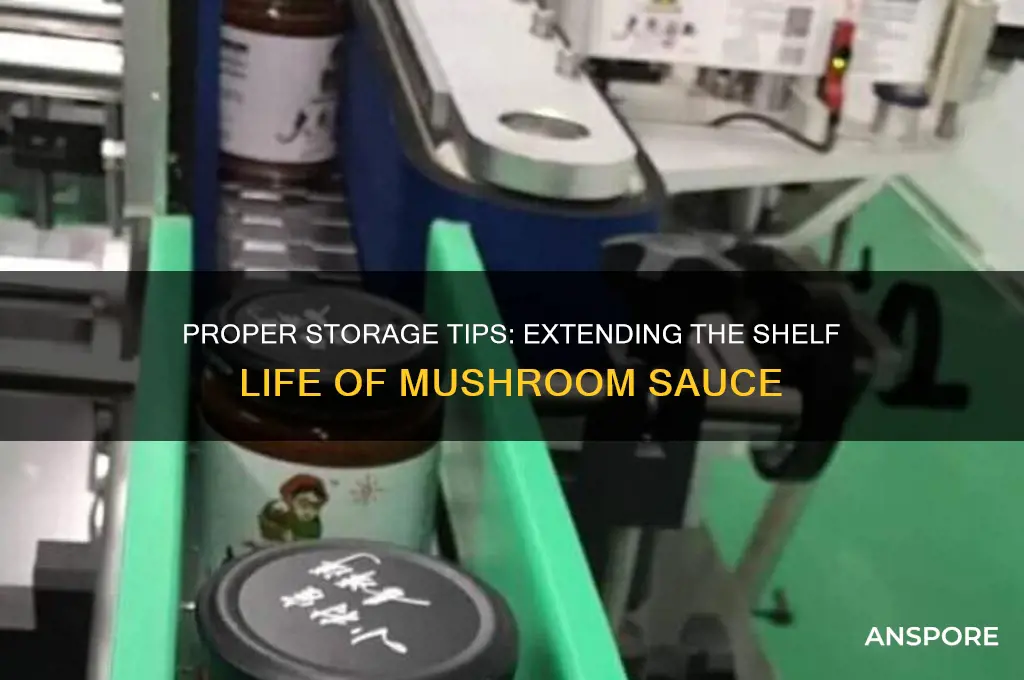 how long to keep mushroom sauce