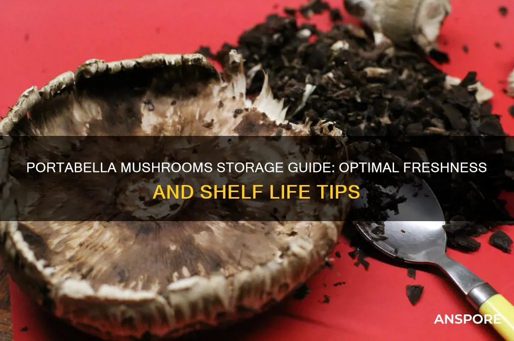 how long to keep portabella mushrooms
