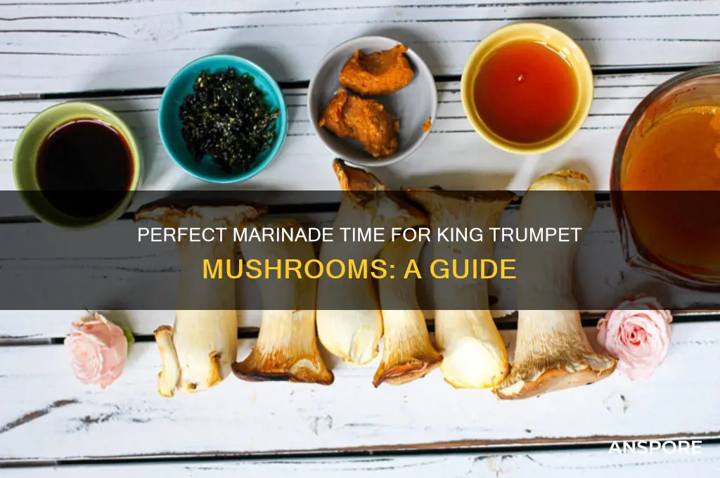 how long to marinade king trumpet mushrooms