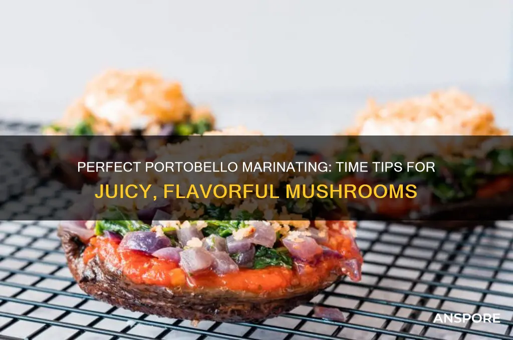 how long to marinate portellbella mushrooms