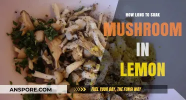Perfect Lemon-Soaked Mushrooms: Optimal Soaking Time for Best Results