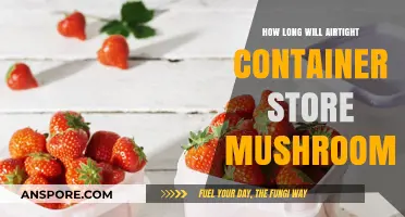 Airtight Container Storage: Maximizing Mushroom Freshness and Shelf Life