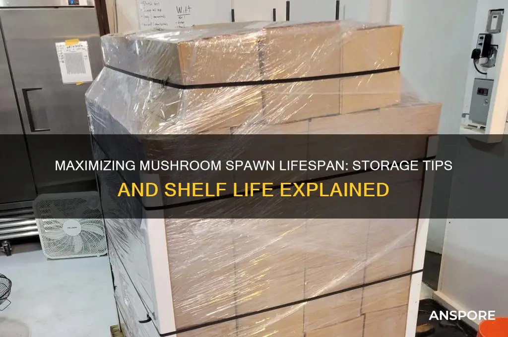 how long will mushroom spawn last