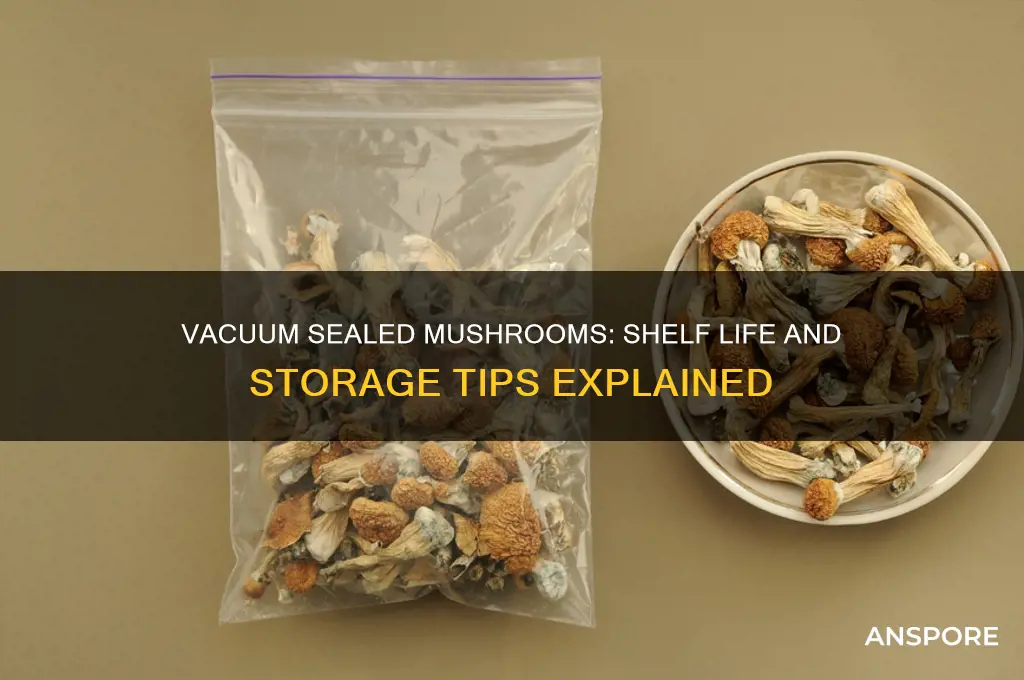 how long will mushrooms last vacuum sealed