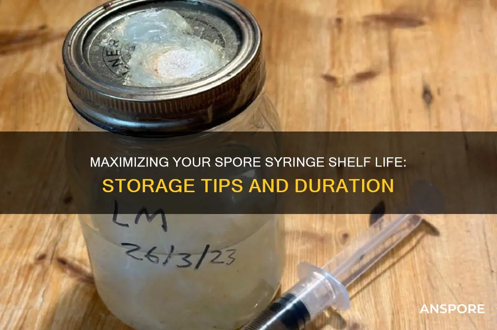 how long will my spore syringe last