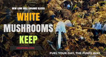 Organic Sliced White Mushrooms: Shelf Life and Storage Tips