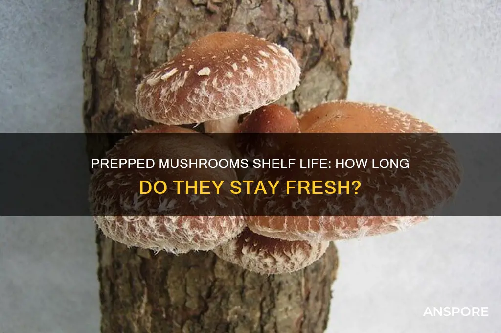 how long will prepped mushrooms last