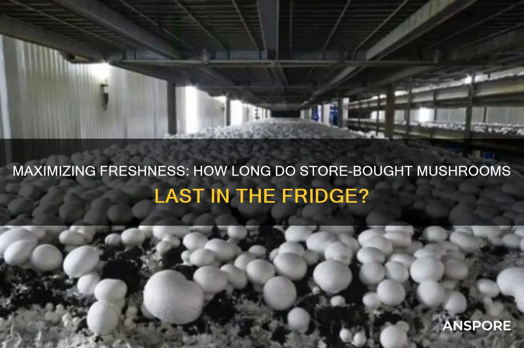 how long will store bought mushrooms last in my fridge