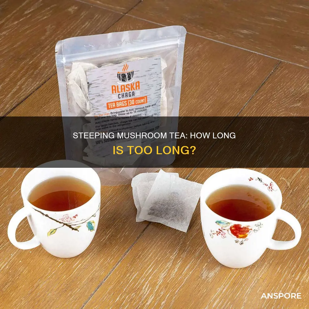 how lonng to steep mushroom tea