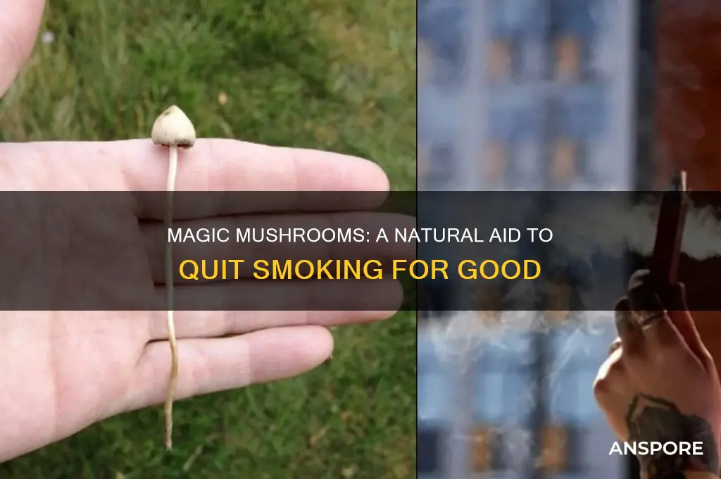 how magic mushrooms can help smokers kick the habit