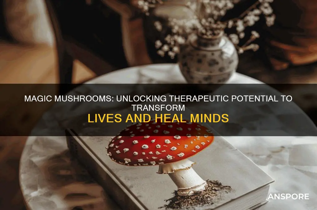 how magic mushrooms can save people