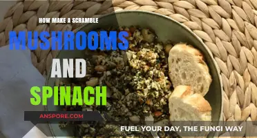 Quick & Easy Scrambled Mushrooms and Spinach Recipe for Breakfast