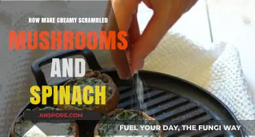 Creamy Scrambled Mushrooms and Spinach: A Quick, Healthy Breakfast Recipe