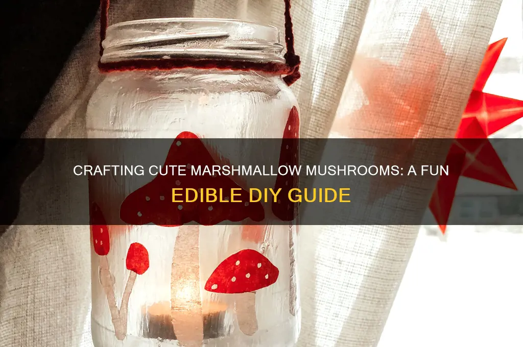 how make marshmallow mushroom