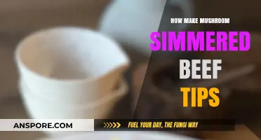 Savory Mushroom Simmered Beef Tips: A Hearty, Flavorful Recipe Guide