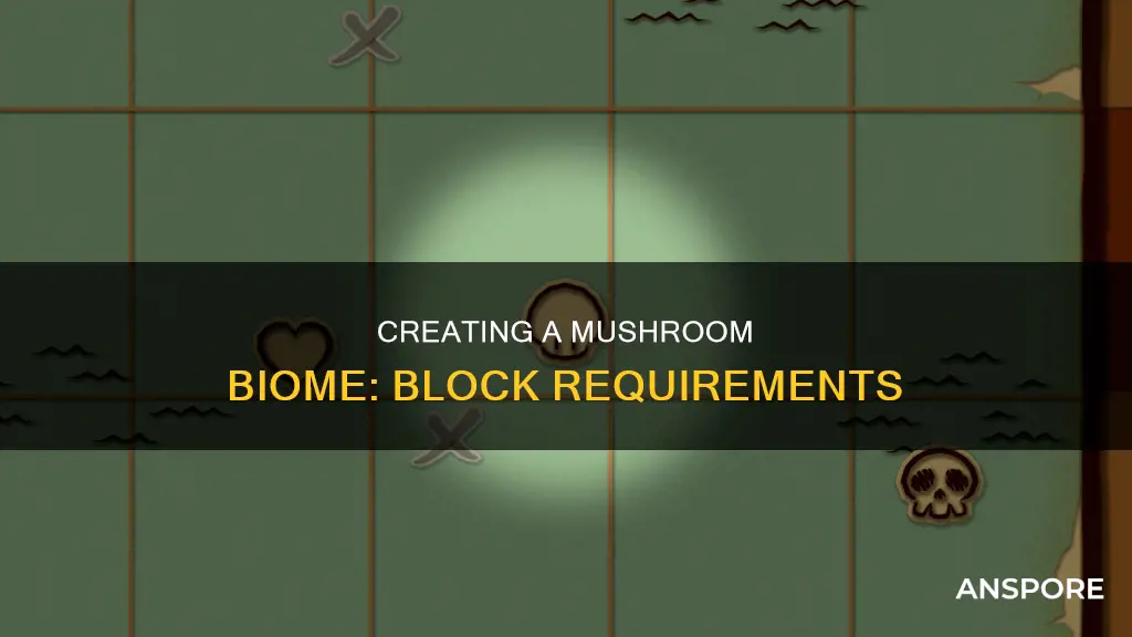 how many blocks for mushroom biome