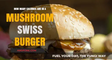 Mushroom Swiss Burger: A Calorie-Loaded Treat