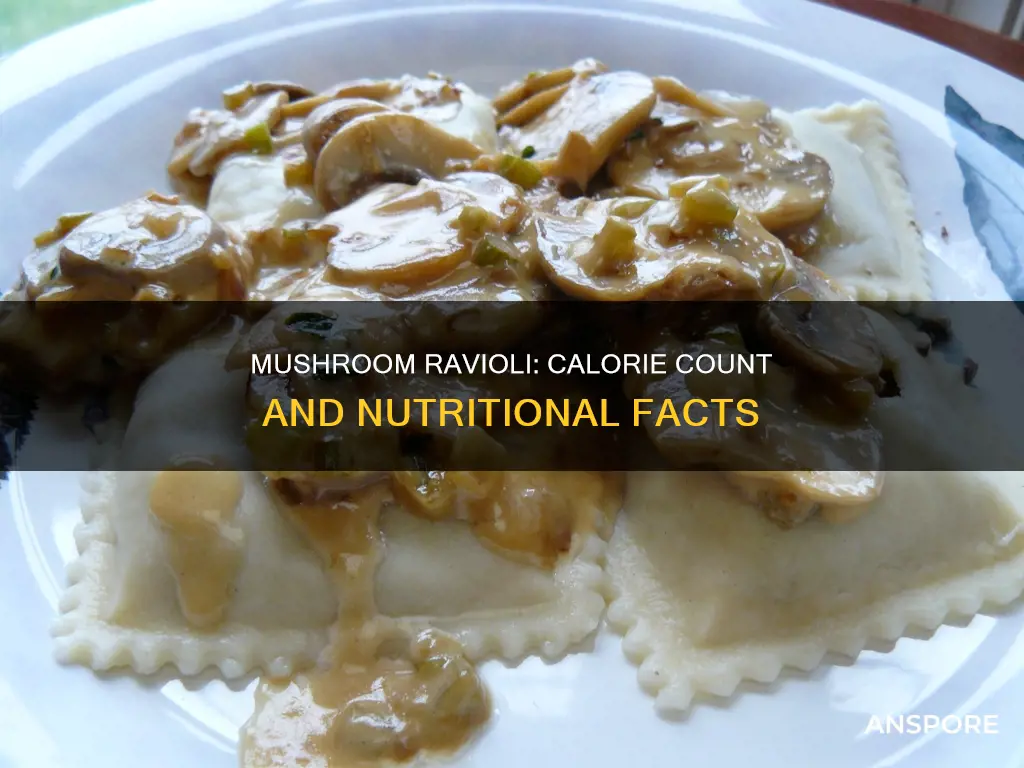 how many calories are in mushroom ravioli