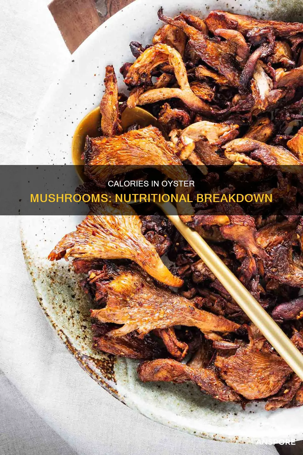 how many calories are in oyster mushrooms