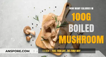 Mushrooms' Calorie Count: Boiled and Weighed